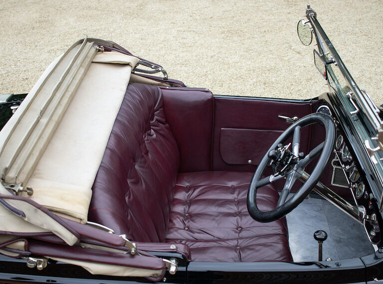 1922 Rolls Royce Silver Ghost Barker Tourer front seat interior detail  1024684  Rolls royce Barker Royce