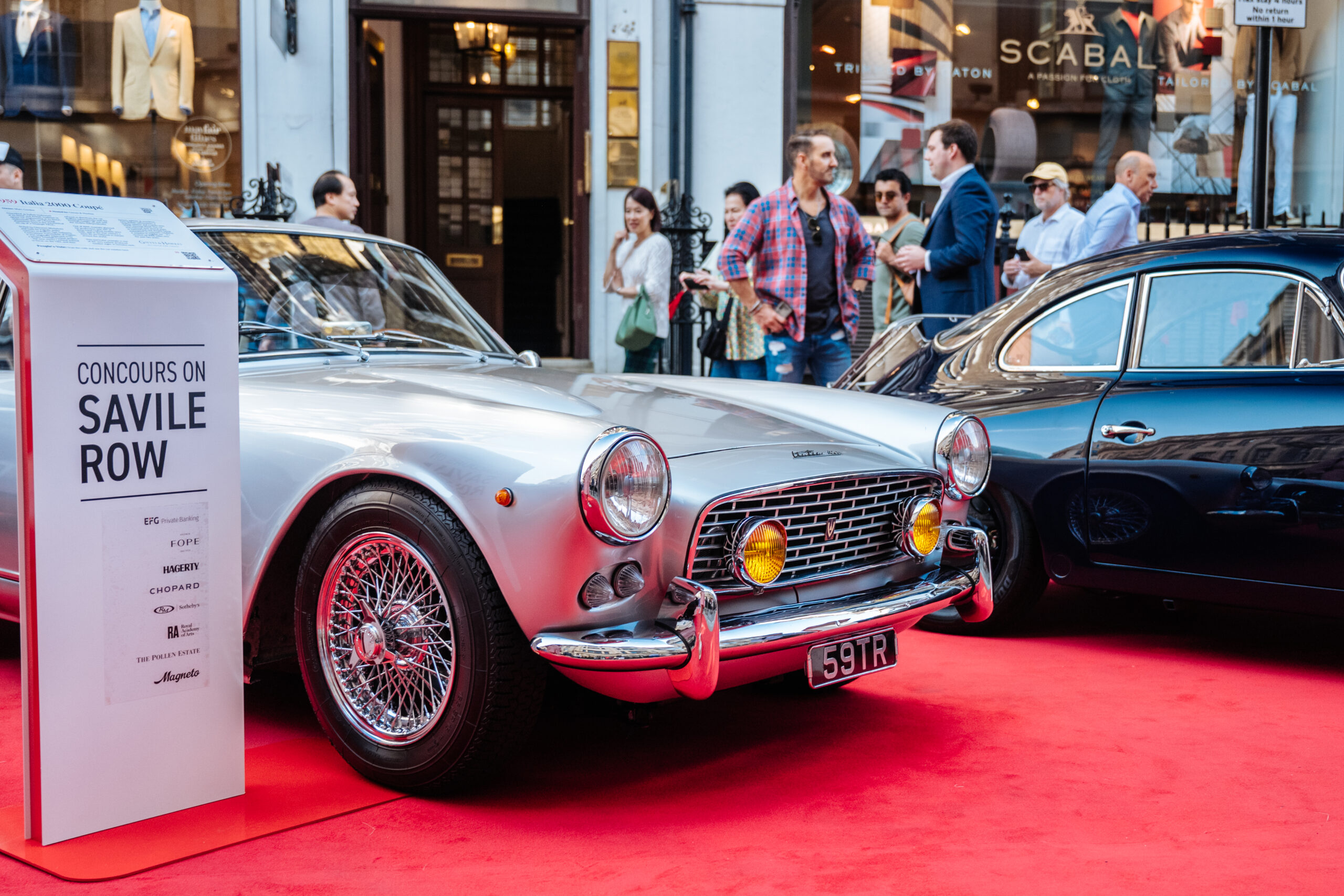 1959 Italia 2000 Coup Concours on Savile Row